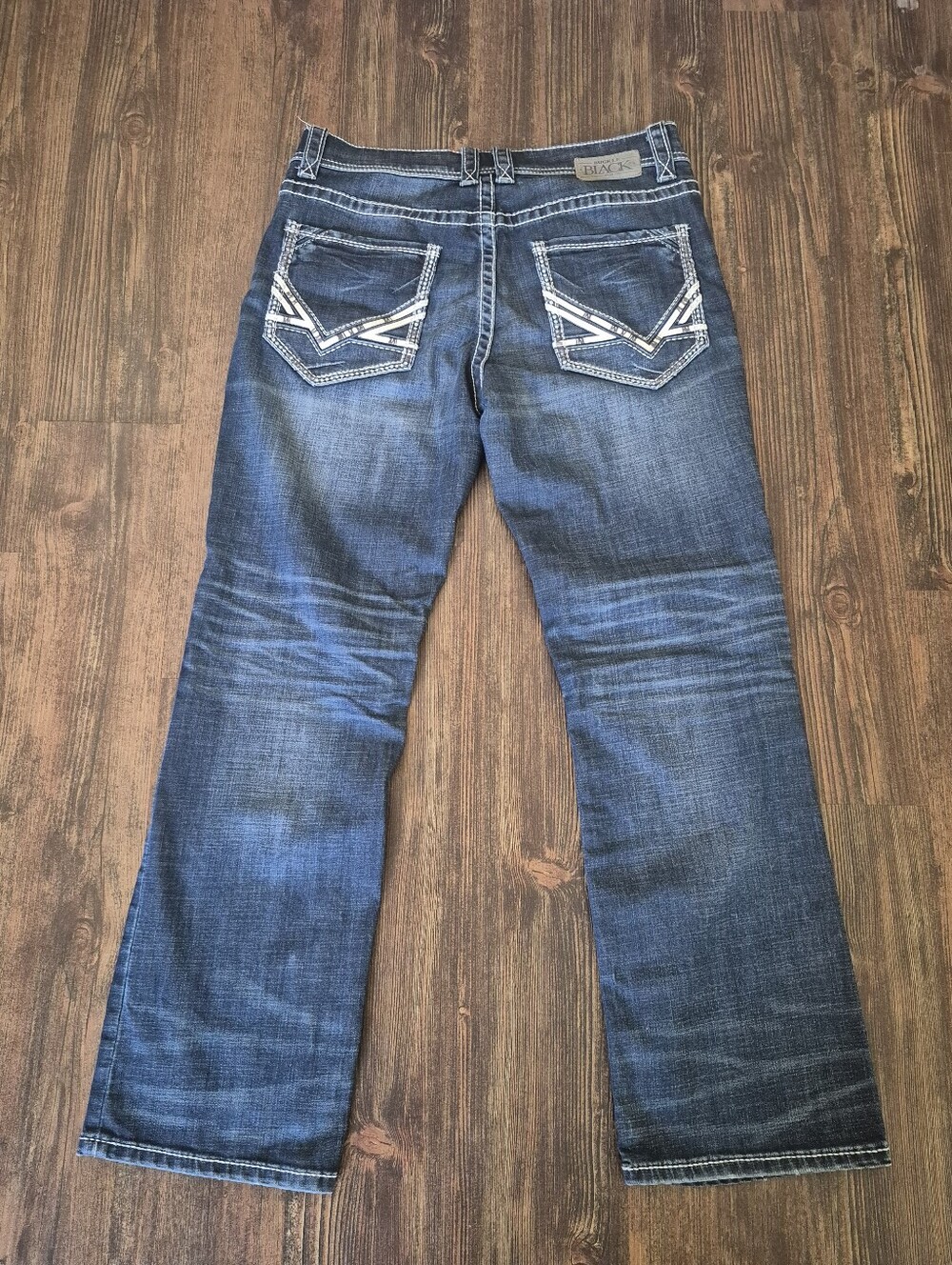 Buckle Black Bootleg Jeans Mens Size 34 Regular